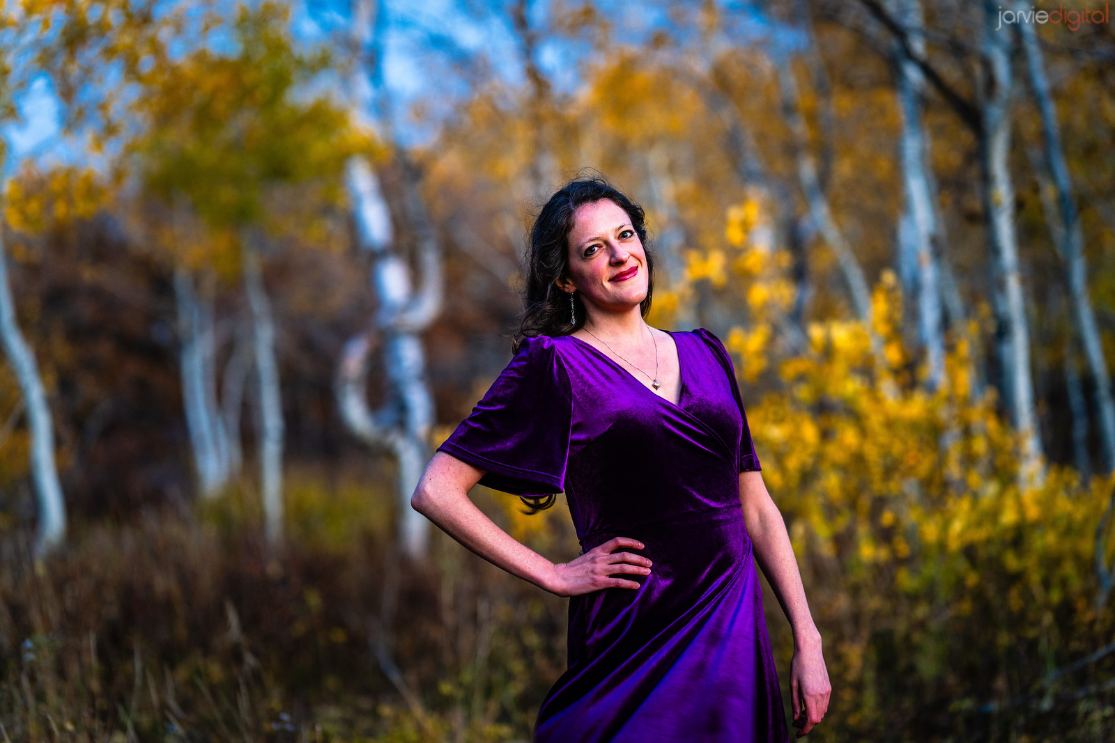 Lisa Prina performing in nature