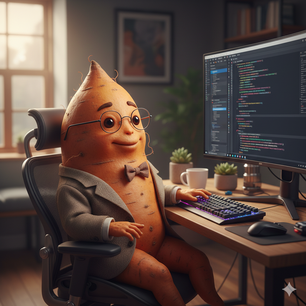 I've been up all night.